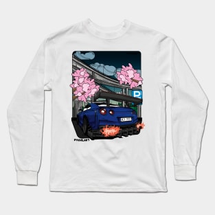 R35 GTR Godzilla Daikoku Night Racing Long Sleeve T-Shirt